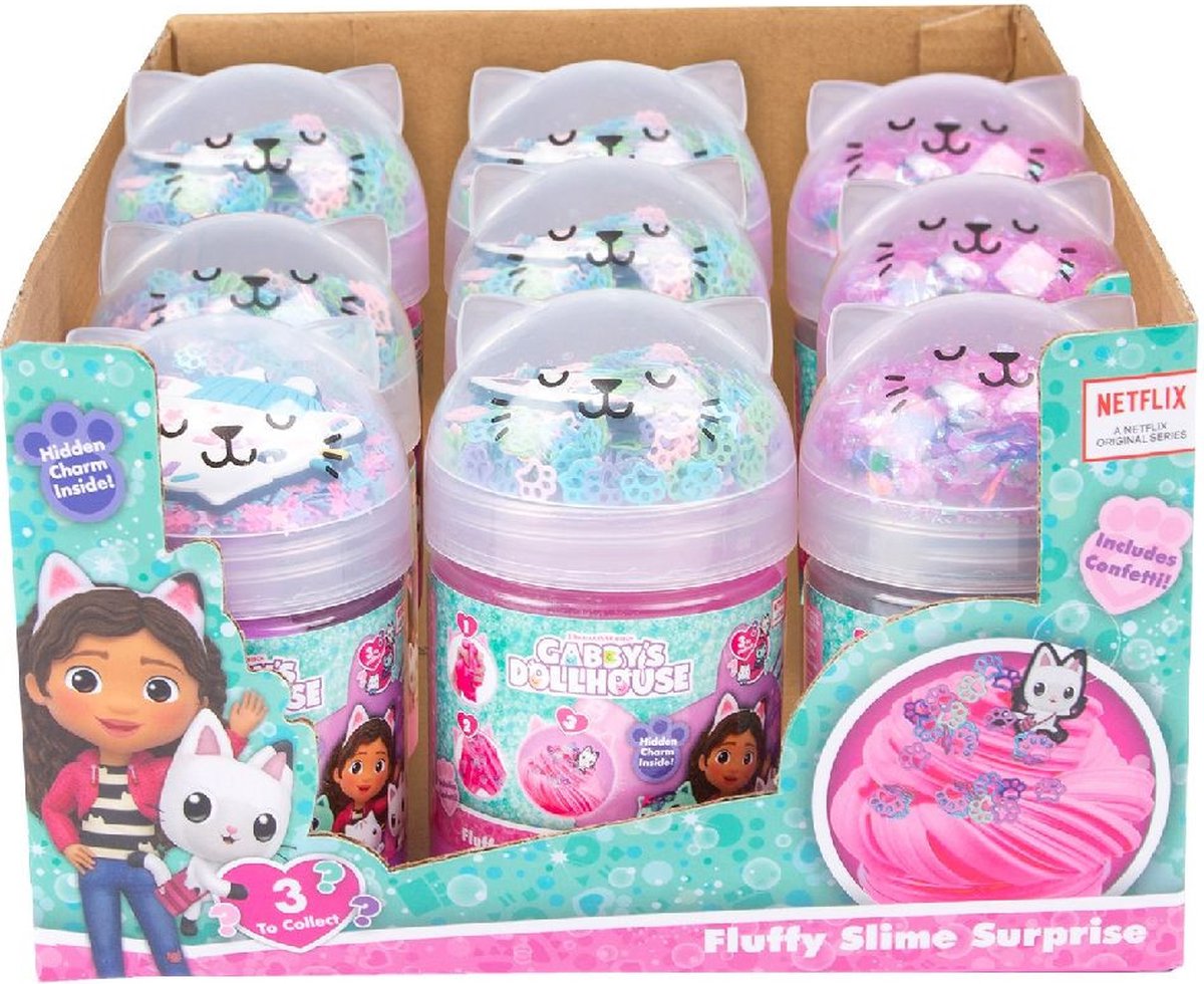 Gabbys Dollhouse Fluffy Slime Surprise- Prijs per Stuk